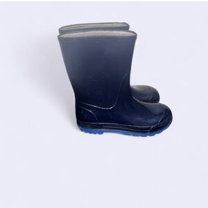 Kids Navy Blue Rain Boots